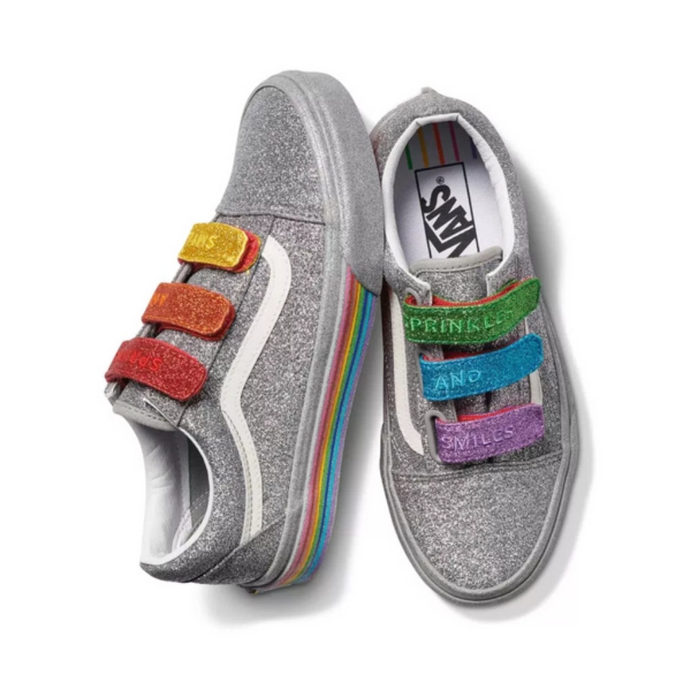 VANS X FLOUR SHOP OLD SKOOL V Rainbow Glitter